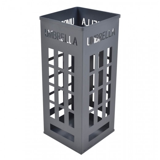 ΟΜΠΡΕΛΟΘΗΚΗ ΜΕΤΑΛΛΙΚΗ ΓΚΡΙ ΜΑΤ 21x21x50εκ.ANKOR