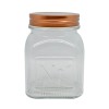 ΒΑΖΟ ΓΥΑΛΙΝΟ ΜΕ ROSE GOLD ΜΕΤΑΛΛΙΚΟ ΚΑΠΑΚΙ 700ml ANKOR