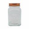 ΒΑΖΟ ΓΥΑΛΙΝΟ ΜΕ ROSE GOLD ΜΕΤΑΛΛΙΚΟ ΚΑΠΑΚΙ 1000ml ANKOR