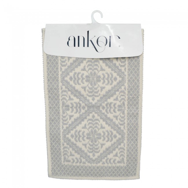ΠΑΤΑΚΙ ΜΠΑΝΙΟΥ 50x80εκ. ΓΚΡΙ ΜΕ ΜΠΕΖ ΖΑΚΑΡ 100% ΒΑΜΒΑΚΕΡΟ 1400g/m2 ANKOR ΠΑΤΑΚΙ ΜΠΑΝΙΟΥ 50x80εκ. ΓΚΡΙ ΜΕ ΜΠΕΖ ΖΑΚΑΡ 100% ΒΑΜΒΑΚΕΡΟ 1400g/m2 ANKOR