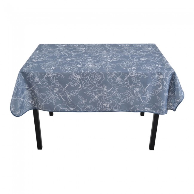 ΤΡΑΠΕΖΟΜΑΝΤΗΛΟ ΑΛΕΚΙΑΣΤΟ 140x180εκ. ΓΚΡΙ ΜΕ ΛΕΥΚΑ ΛΟΥΛΟΥΔΙΑ ANKOR