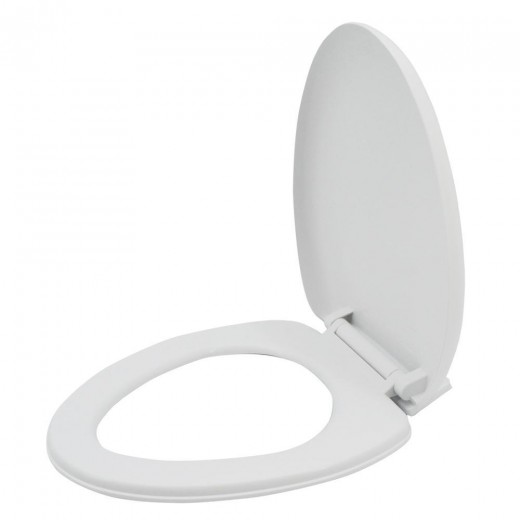 ΚΑΠΑΚΙ ΤΟΥΑΛΕΤΑΣ ΡΡ SOFT CLOSE ΑΣΠΡΟ 36,5x47 εκ.ANKOR