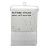 ΚΟΥΡΤΙΝΑ ΠΟΛΥΕΣΤΕΡΙΚΗ 180x200εκ 115gsm ΜΕ 12 ΚΡΙΚΟΥΣ ΣΕ ΑΣΠΡΟ ΧΡΩΜΑ ANKOR