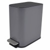 ΚΑΛΑΘΙ ΜΠΑΝΙΟΥ BELLO 5lt SOFT CLOSE SLIM  ΜΕΤΑΛΛΙΚΟ ΓΚΡΙ ΜΑΤ ANKOR