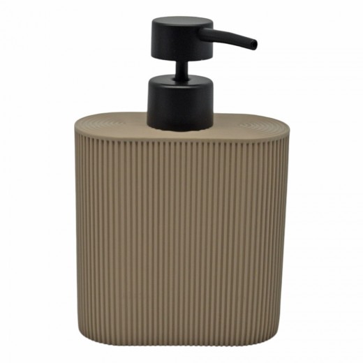 DISPENSER ΠΟΛΥΕΣΤΕΡΙΚΟ ΡΙΓΕ ΣΕ TAUPE ΜΑΤ ΧΡΩΜΑ  10,5x5x16,5εκ.ANKOR