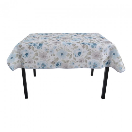 ΤΡΑΠΕΖΟΜΑΝΤΗΛΟ ΑΛΕΚΙΑΣΤΟ 140x220εκ. ΛΟΥΛΟΥΔΙΑ ΣΕ ΑΠΟΧΡΩΣΕΙΣ ΣΙΕΛ ΚΑΙ ΓΚΡΙ ANKOR