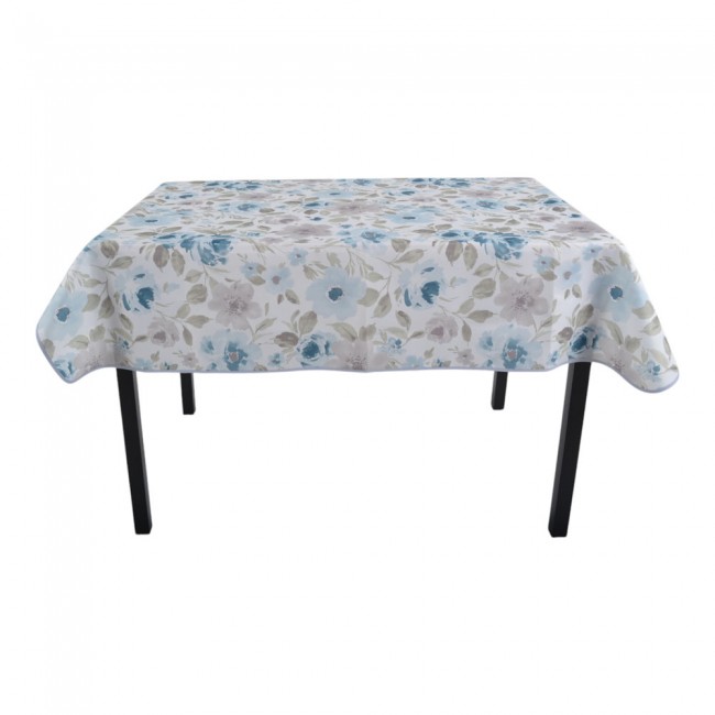 ΤΡΑΠΕΖΟΜΑΝΤΗΛΟ ΑΛΕΚΙΑΣΤΟ 140x220εκ. ΛΟΥΛΟΥΔΙΑ ΣΕ ΑΠΟΧΡΩΣΕΙΣ ΣΙΕΛ ΚΑΙ ΓΚΡΙ ANKOR