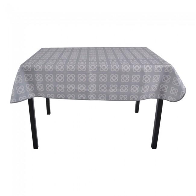 ΤΡΑΠΕΖΟΜΑΝΤΗΛΟ ΑΛΕΚΙΑΣΤΟ 140x220εκ.ΓΕΩΜΕΤΡΙΚΟ ΜΟΤΙΒΟ ΣΕ ΓΚΡΙ ΧΡΩΜΑ ANKOR