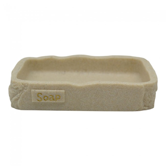 ΣΑΠΟΥΝΟΘΗΚΗ ΠΟΛΥΕΣΤΕΡΙΚΗ ΜΠΕΖ ΜΕ ΟΨΗ ΠΕΤΡΑΣ 12,7x8,6x2,5εκ. ANKOR