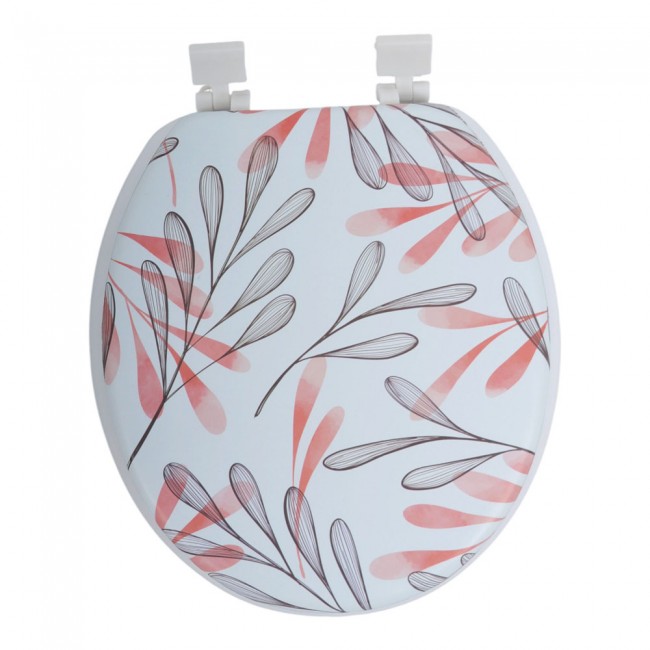 ΚΑΠΑΚΙ ΤΟΥΑΛΕΤΑΣ ΜΑΛΑΚΟ ΜΕ ΣΧΕΔΙΟ ΦΥΛΛΑ 26-36x39εκ. ANKOR