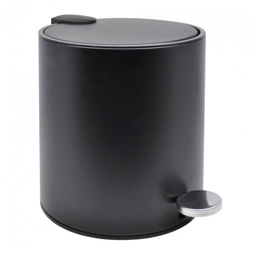 ΚΑΛΑΘΙ ΜΠΑΝΙΟΥ 5lt INOX ΜΑΥΡΟ ΜΑΤ SOFT CLOSE ANKOR