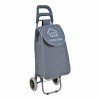 ΚΑΡΟΤΣΙ ΛΑΪΚΗΣ ΜΕΤΑΛΛΙΚΟ ΜΕ ΓΚΡΙ ΣΑΚΟ FOOD BAG 35x27x94εκ. ANKOR