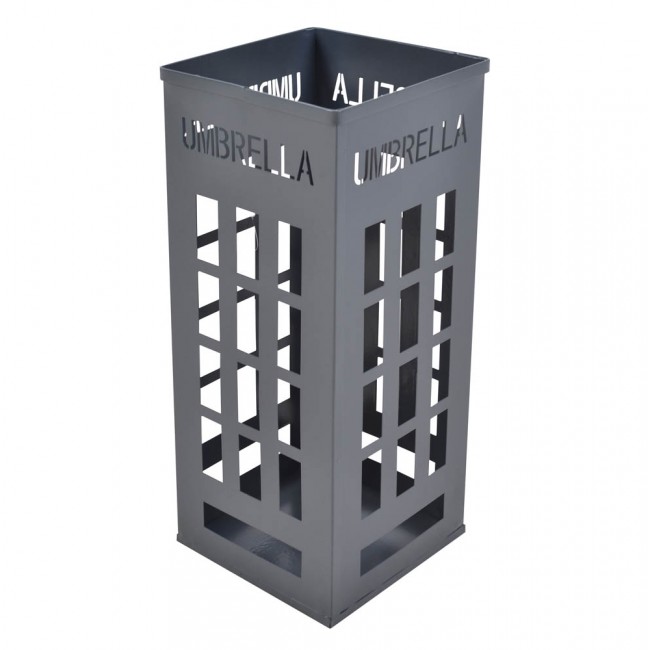 ΟΜΠΡΕΛΟΘΗΚΗ ΜΕΤΑΛΛΙΚΗ ΓΚΡΙ ΜΑΤ 21x21x50εκ.ANKOR