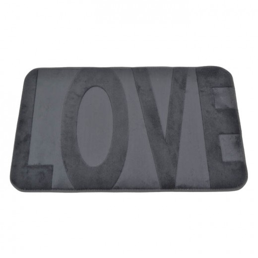 ΠΑΤΑΚΙ ΜΠΑΝΙΟΥ MEMORY FOAM ΓΚΡΙ LOVE ΜΕ SBR 50x80εκ.ANKOR ΠΑΤΑΚΙ ΜΠΑΝΙΟΥ MEMORY FOAM ΓΚΡΙ LOVE ΜΕ SBR 50x80εκ.ANKOR