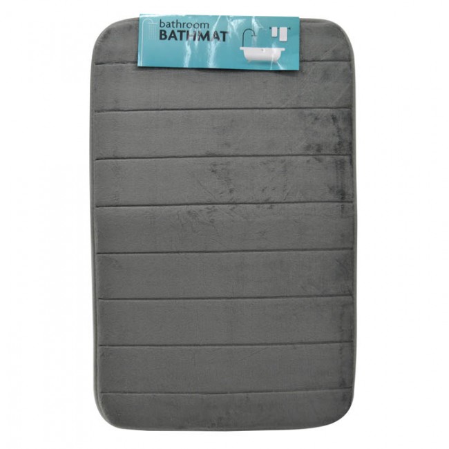 ΠΑΤΑΚΙ ΜΠΑΝΙΟΥ MEMORY FOAM ΓΚΡΙ ΜΕ PVC 50x80εκ.ANKOR ΠΑΤΑΚΙ ΜΠΑΝΙΟΥ MEMORY FOAM ΓΚΡΙ ΜΕ PVC 50x80εκ.ANKOR