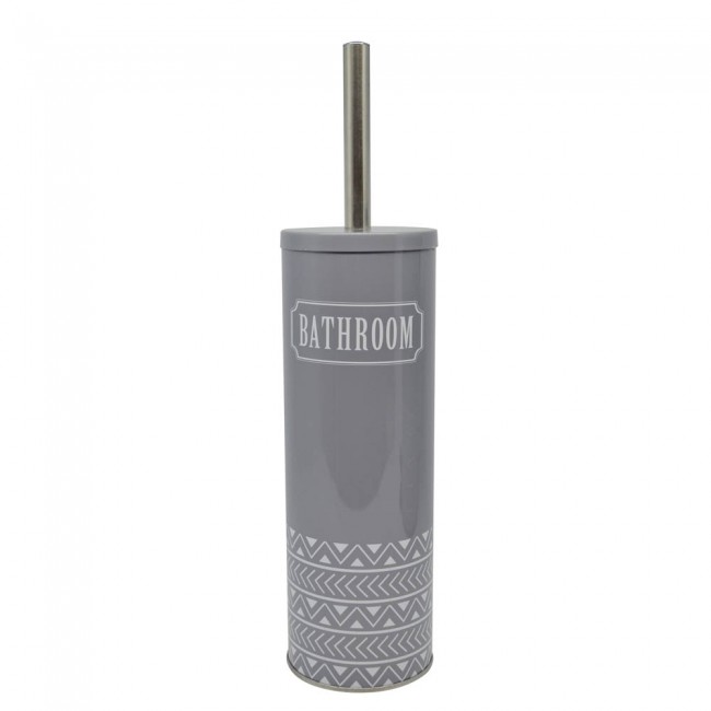 ΠΙΓΚΑΛ ΒΟΥΡΤΣΑΚΙ INOX ΓΚΡΙ BATHROOM 9,5x40 εκ. ANKOR