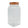 ΒΑΖΟ ΓΥΑΛΙΝΟ ΜΕ ROSE GOLD ΜΕΤΑΛΛΙΚΟ ΚΑΠΑΚΙ 1500ml ANKOR