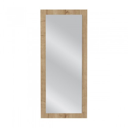 Καθρέπτης Τοίχου GILBERT Φυσικό Μοριοσανίδα/Γυαλί 105x45cm