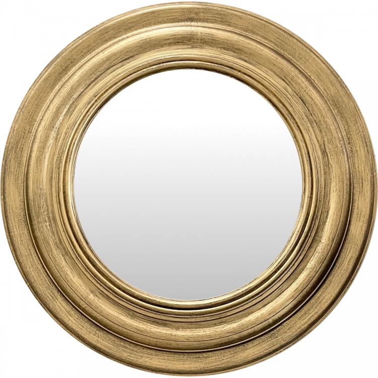 Καθρέπτης Τοίχου Χρυσό Πλαστικό Φ76.2x5.5cm