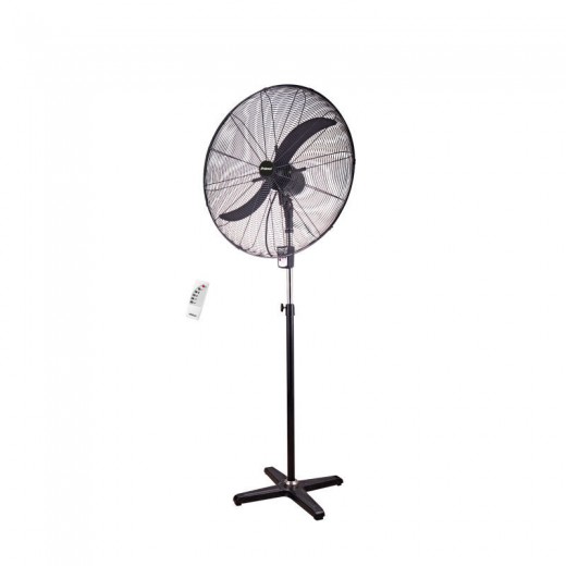 Ανεμιστήρας Ορθοστάτης PRSF-80522 Primo 26'' 65εκ. Βιομηχανικός Με Τηλεχειριστήριο 200W Μαύρος