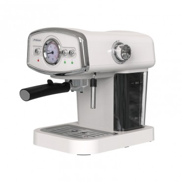 Μηχανή Καφέ Espresso PREM-40312 Primo Eco 19Bar Με αναλογικό καντράν θερμοκρασίας Ιβουάρ-Chrome