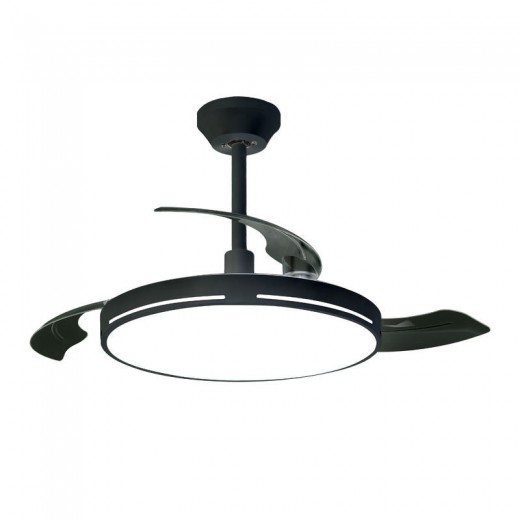 Ανεμιστήρας Οροφής PRCF-80681 Primo DC 42'' 106εκ. Με Τηλεχειριστήριο 1Φως LED 3Φτερά Μαύρος