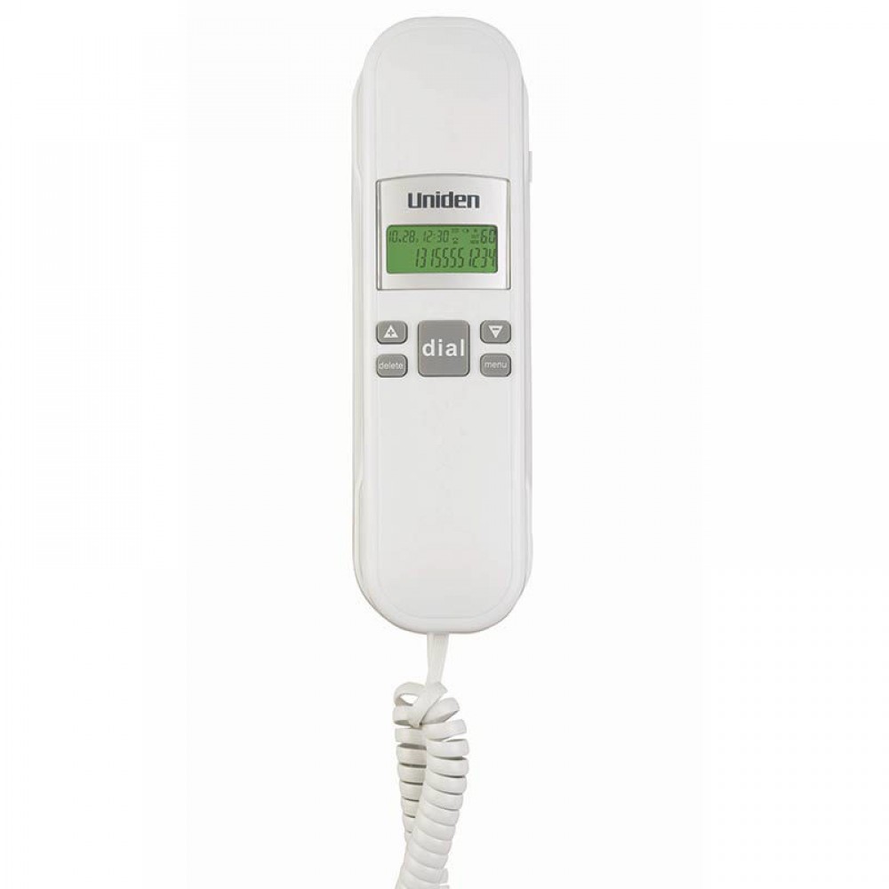 Τηλέφωνο Γόνδολα UNIDEN AS-7103 CID με αναγνώριση κλήσης Λευκό
