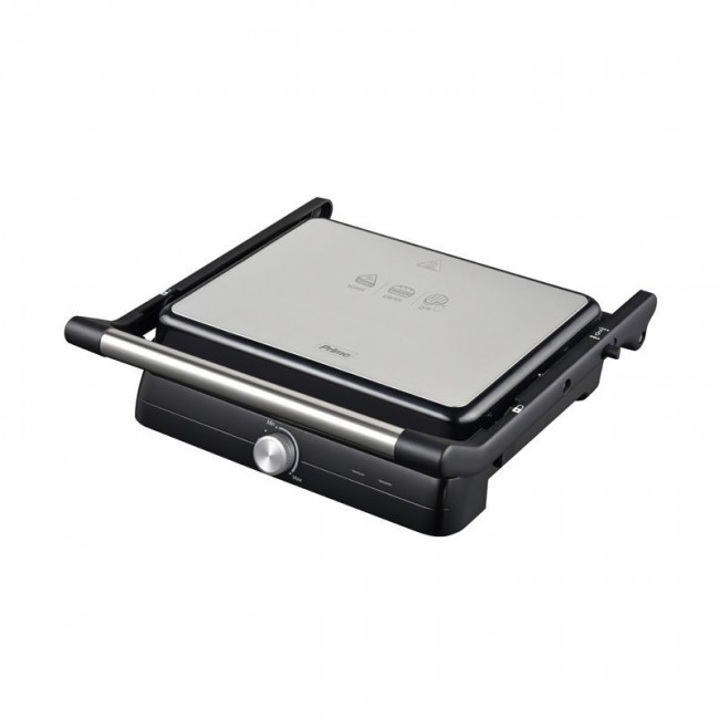 Ψηστιέρα Panini PRPG-40494 Primo Κεραμικές πλάκες &quot;Marble&quot; 2000W Μαύρη-Inox