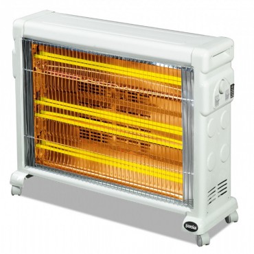 Θερμάστρα χαλαζία 2400W με ανεμιστήρα, θερμοστάτη και υγραντήρα SAMDAN 3000