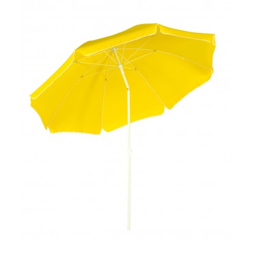 Ομπρέλα θαλάσσης μεταλλική σε κίτρινο χρώμα Ø2m