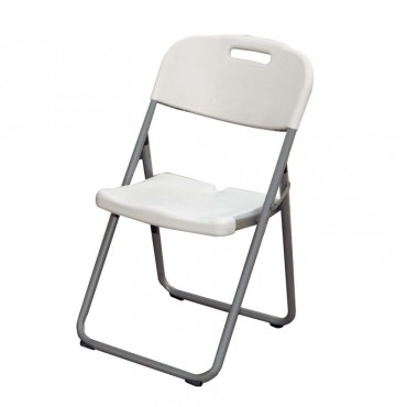 Καρέκλα πτυσσόμενη για Catering πολυπροπυλενίου σε λευκό χρώμα 40x44x110 εκ. 