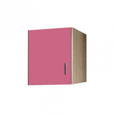 Πατάρι ντουλάπας μονόφυλλο σε δρυς-ροζ 48x50x60εκ.