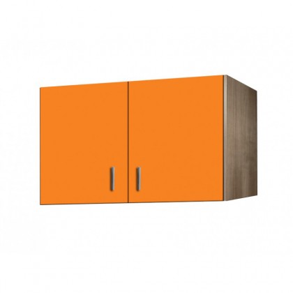 Πατάρι ντουλάπας δίφυλλο σε δρυς-πορτοκαλί 105x50x60εκ.