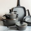 ESTIA ΓΚΡΙΛΙΕΡΑ CUISSON ΑΝΤΙΚΟΛΛΗΤΙΚΗ ΠΡΕΣΣΑΡΙΣΤΟΥ ΑΛΟΥΜΙΝΙΟΥ 28cm