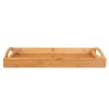 ESTIA ΔΙΣΚΟΣ ΣΕΡΒΙΡΙΣΜΑΤΟΣ BAMBOO ESSENTIALS ΜΕ ΛΑΒΕΣ ΜΕΤΑΦΟΡΑΣ 44x29.5x5.5cm