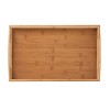 ESTIA ΔΙΣΚΟΣ ΣΕΡΒΙΡΙΣΜΑΤΟΣ BAMBOO ESSENTIALS ΜΕ ΛΑΒΕΣ ΜΕΤΑΦΟΡΑΣ 44x29.5x5.5cm
