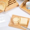 ESTIA ΒΑΣΗ ΤΥΡΙΩΝ BAMBOO ESSENTIALS ΜΕ ΠΛΑΣΤΙΚΌ ΚΑΠΑΚΙ 24x18x7.5cm