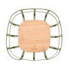 ESTIA ΦΡΟΥΤΙΕΡΑ BAMBOO ESSENTIALS ΜΕΤΑΛΛΙΚΗ 24x24x12.7cm ΛΑΔΙ