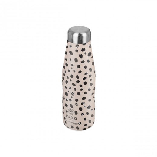 ESTIA ΘΕΡΜΟΣ TRAVEL FLASK SAVE THE AEGEAN 500ml LEOPARD TAUPE