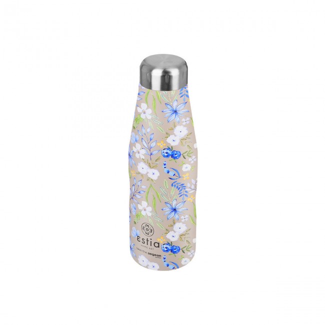 ESTIA ΘΕΡΜΟΣ TRAVEL FLASK SAVE THE AEGEAN 500ml SYMPHONY TAUPE