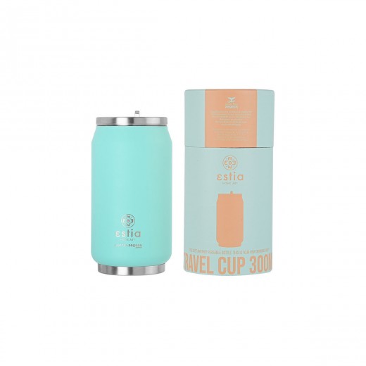 ESTIA ΘΕΡΜΟΣ TRAVEL CUP SAVE THE AEGEAN 300ml BERMUDA GREEN