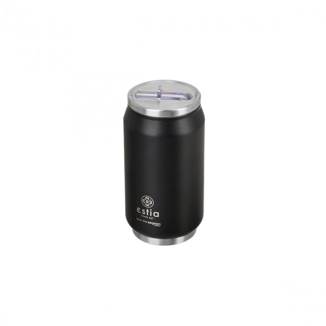 ESTIA ΘΕΡΜΟΣ TRAVEL CUP SAVE THE AEGEAN 300ml MIDNIGHT BLACK ESTIA ΘΕΡΜΟΣ TRAVEL CUP SAVE THE AEGEAN 300ml MIDNIGHT BLACK