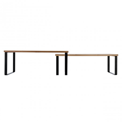 ESTIA ΡΑΦΙΕΡΑ ΟΡΓΑΝΩΣΗΣ ΠΑΓΚΟΥ BAMBOO ESSENTIALS 2 ΤΕΜ.