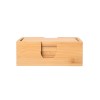 ESTIA ΣΟΥΒΕΡ BAMBOO ESSENTIALS 11x11cm ΜΕ ΘΗΚΗ 5 ΤΕΜ.