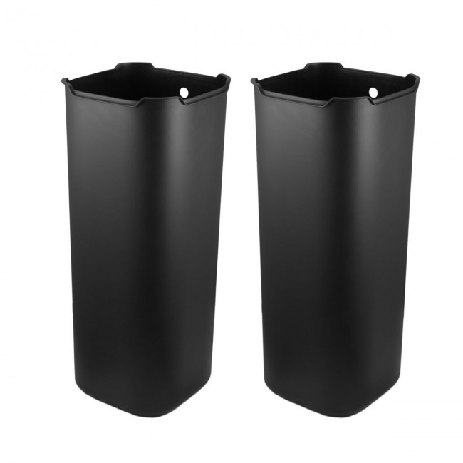ESTIA ΚΑΔΟΣ ΑΠΟΡΡΙΜΑΤΩΝ DUOPRIME SOFT CLOSE 60lt ΜΕ ΔΥΟ ΔΟΧΕΙΑ 30&amp;30lt INOX