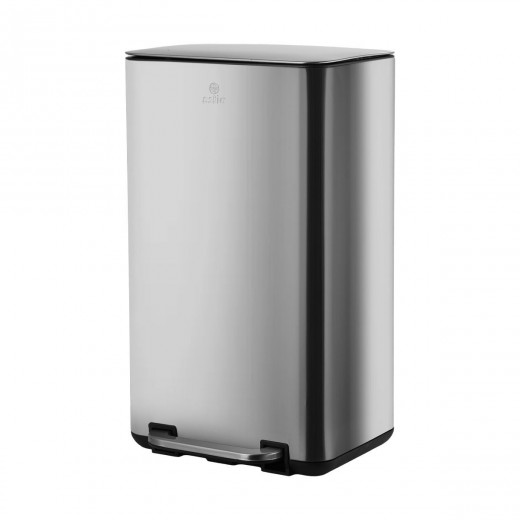 ESTIA ΚΑΔΟΣ ΑΠΟΡΡΙΜΑΤΩΝ CUBIC SOFT CLOSE 30lt ΙΝΟΞ