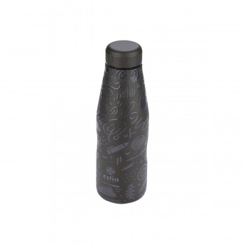 ESTIA ΘΕΡΜΟΣ TRAVEL FLASK SAVE THE AEGEAN 500ml NOIR ECHO