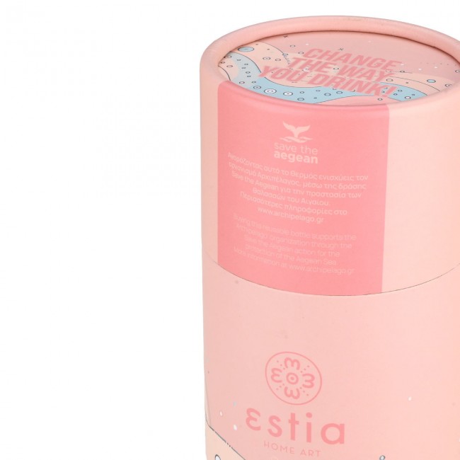 ESTIA ΘΕΡΜΟΣ TRAVEL FLASK SAVE THE AEGEAN 500ml WHIMSY WONDERS
