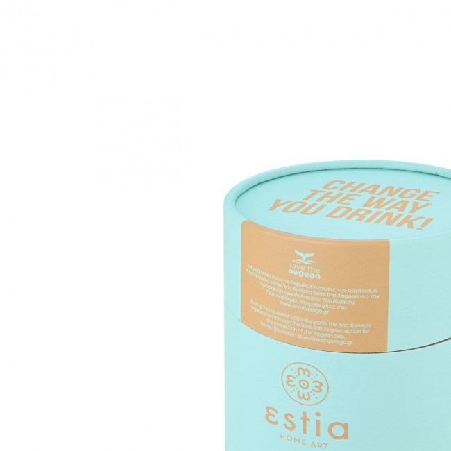 ESTIA ΘΕΡΜΟΣ COFFEE MUG SAVE THE AEGEAN 500ml BERMUDA GREEN ESTIA ΘΕΡΜΟΣ COFFEE MUG SAVE THE AEGEAN 500ml BERMUDA GREEN