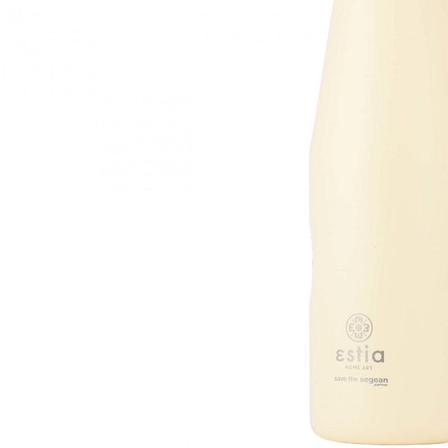 ESTIA ΘΕΡΜΟΣ TRAVEL FLASK SAVE THE AEGEAN 500ml LILY WHITE